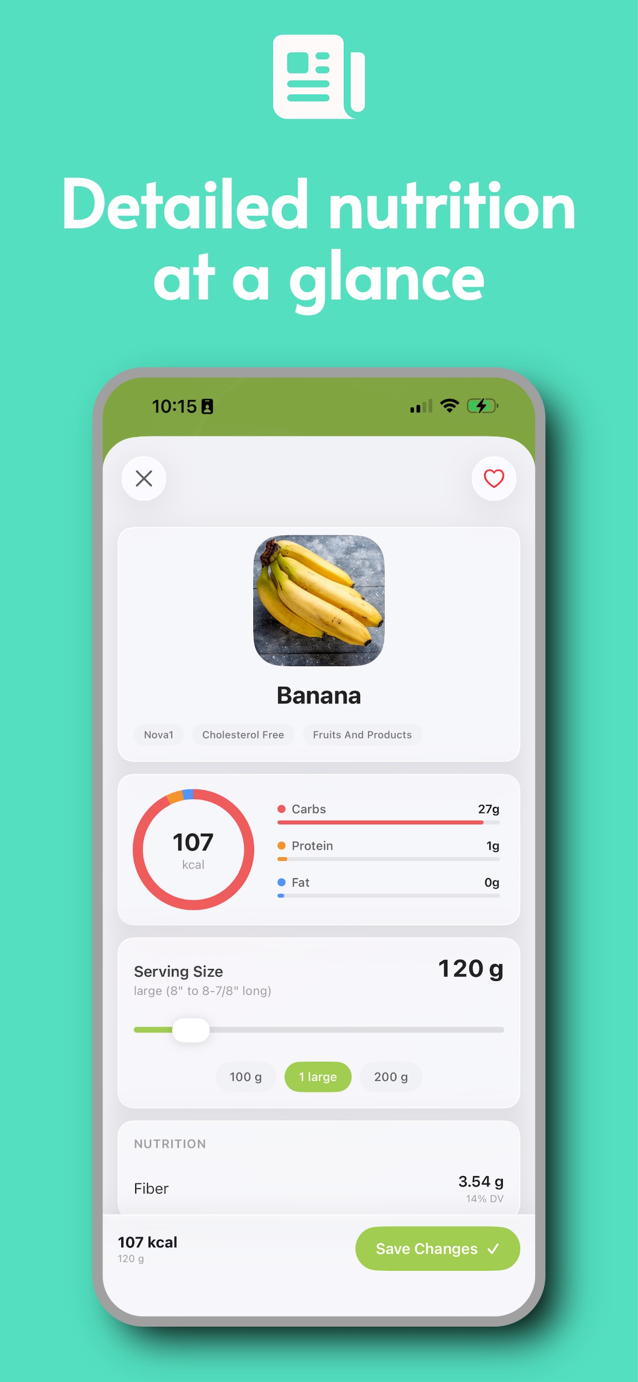 Nutrition details