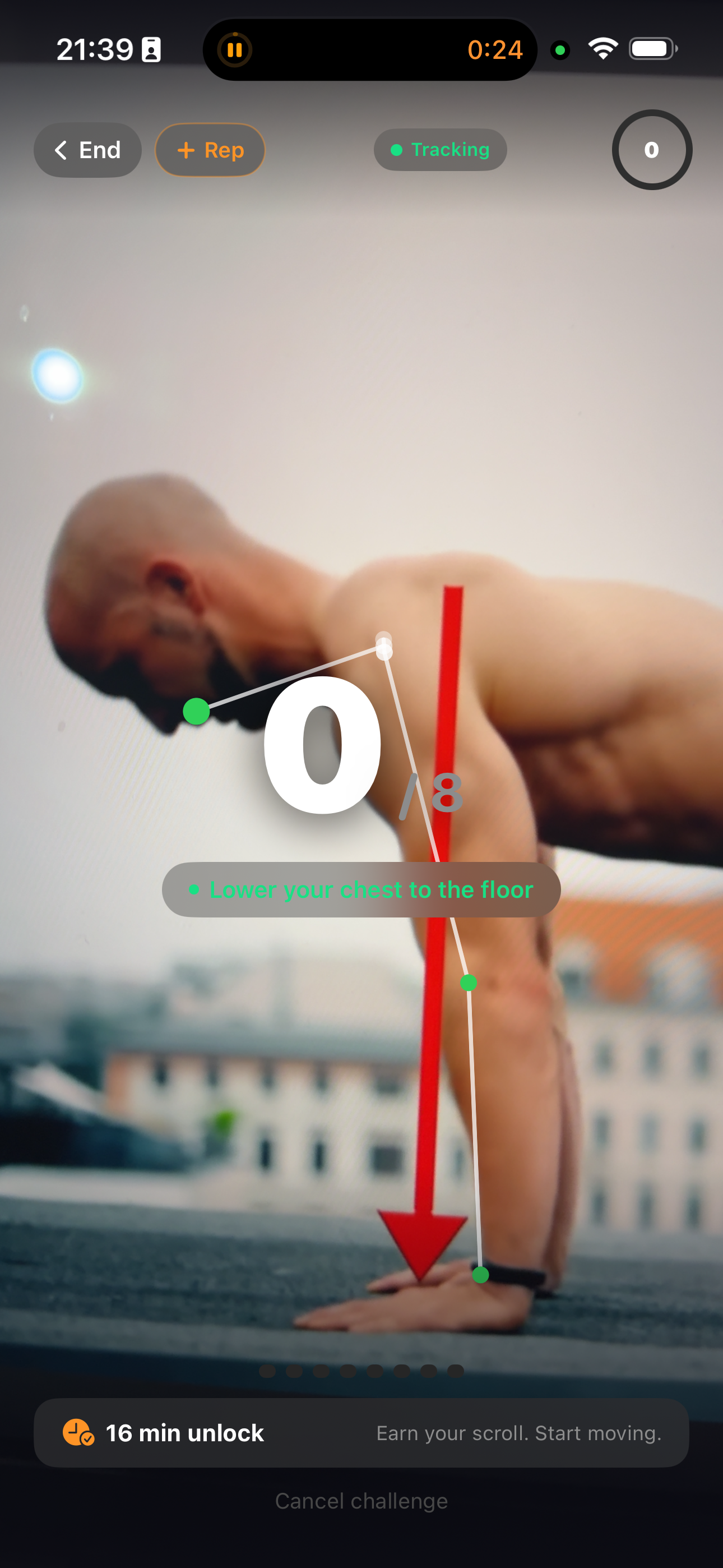 Push-up detection